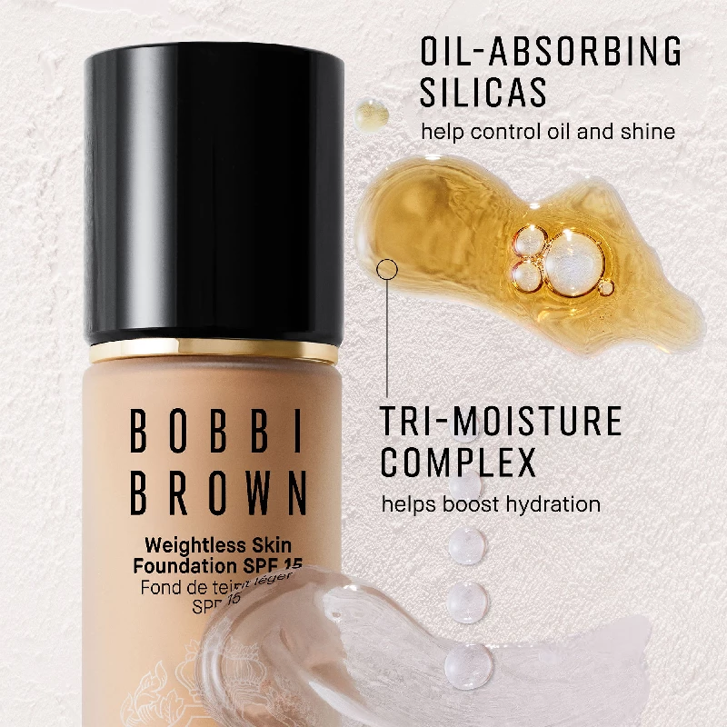 Bobbi Brown Mini Weightless Skin Natural Matte Finish Foundation SPF 15, Ivory-5.webp
